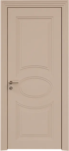 Межкомнатная дверь Florencia Neo Classic Scalino, цвет - Серый цемент эмаль по шпону (RAL 060-70-10), Без стекла (ДГ)