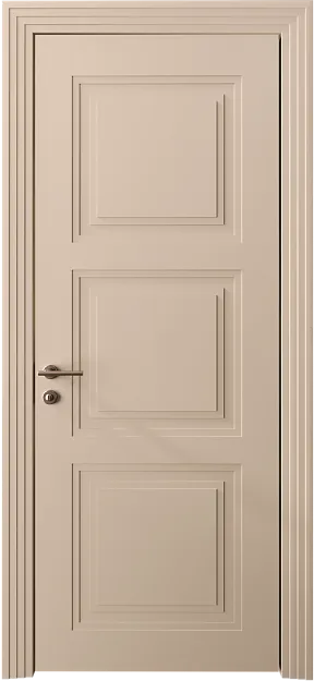 Межкомнатная дверь Millano Neo Classic Scalino, цвет - Бежевый Мел эмаль (RAL 075-80-10), Без стекла (ДГ)