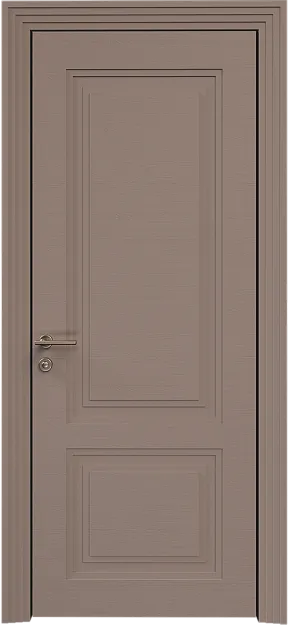 Межкомнатная дверь Dinastia Neo Classic Scalino, цвет - Серая стяжка эмаль по шпону (RAL 060-60-05), Без стекла (ДГ)