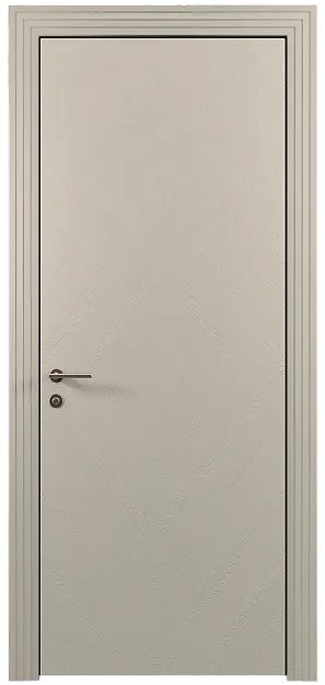 Межкомнатная дверь Tivoli К-1, цвет - Жемчужная эмаль по шпону (RAL 1013), Без стекла (ДГ)