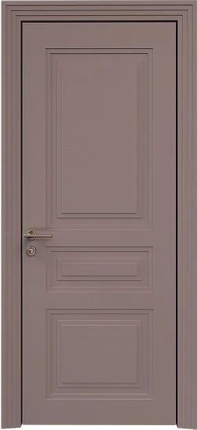 Межкомнатная дверь Imperia-R Neo Classic Scalino, цвет - Серо-Розовый мордовник эмаль по шпону (RAL 020-60-05), Без стекла (ДГ)