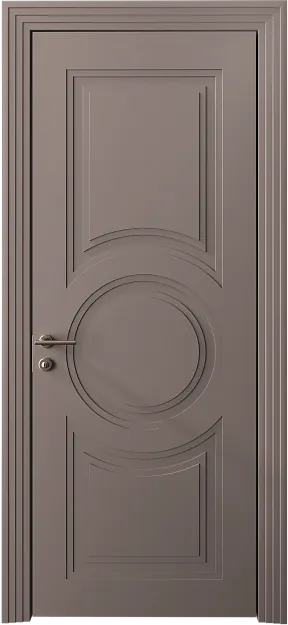 Межкомнатная дверь Ravenna Neo Classic Scalino, цвет - Серая стяжка эмаль (RAL 060-60-05), Без стекла (ДГ)