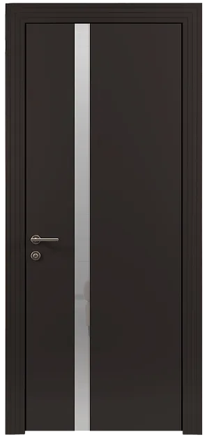 Межкомнатная дверь Tivoli Д-1, цвет - Чёрный Базальт эмаль (RAL 040-30-05), Без стекла (ДГ)