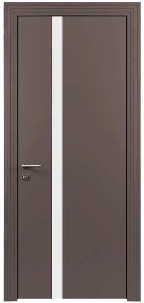 Межкомнатная дверь Tivoli Д-1, цвет - Серо-Розовый мордовник эмаль (RAL 020-60-05), Без стекла (ДГ)