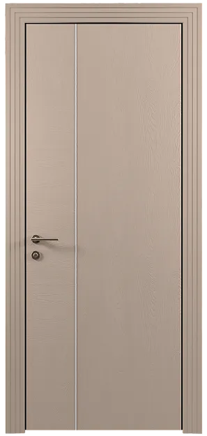 Межкомнатная дверь Tivoli В-1, цвет - Бежевое Ядро Миндаля эмаль по шпону (RAL 070-85-05), Без стекла (ДГ)