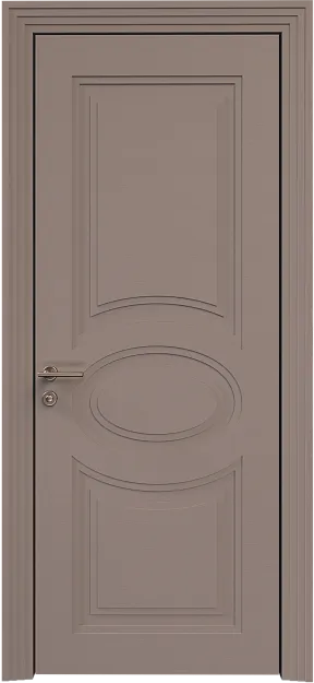 Межкомнатная дверь Florencia Neo Classic Scalino, цвет - Теплый Серый эмаль по шпону (RAL 040-60-05), Без стекла (ДГ)