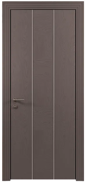 Межкомнатная дверь Tivoli Б-1, цвет - Серо-Розовый мордовник эмаль по шпону (RAL 020-60-05), Без стекла (ДГ)