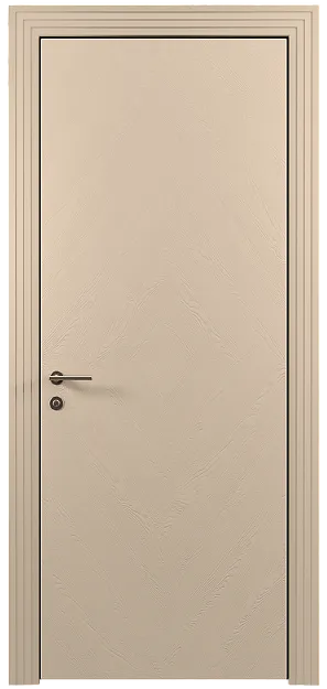 Межкомнатная дверь Tivoli К-1, цвет - Бежевый Мел эмаль по шпону (RAL 075-80-10), Без стекла (ДГ)
