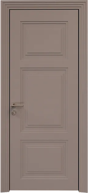 Межкомнатная дверь Siena Neo Classic Scalino, цвет - Теплый Серый эмаль по шпону (RAL 040-60-05), Без стекла (ДГ)