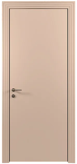 Межкомнатная дверь Tivoli А-1, цвет - Серый цемент эмаль (RAL 060-70-10), Без стекла (ДГ)