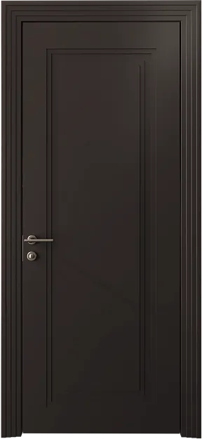 Межкомнатная дверь Domenica Neo Classic Scalino, цвет - Чёрный Базальт эмаль (RAL 040-30-05), Без стекла (ДГ)