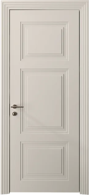 Межкомнатная дверь Siena Neo Classic Scalino, цвет - Бежевая эмаль (RAL 9010), Без стекла (ДГ)