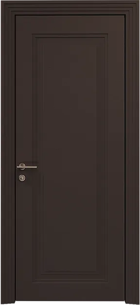 Межкомнатная дверь Domenica Neo Classic Scalino, цвет - Чёрный Базальт эмаль по шпону (RAL 040-30-05), Без стекла (ДГ)