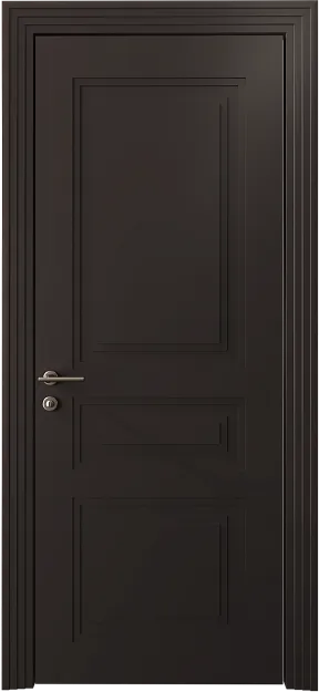 Межкомнатная дверь Imperia-R Neo Classic Scalino, цвет - Чёрный Базальт эмаль (RAL 040-30-05), Без стекла (ДГ)