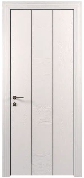 Межкомнатная дверь Tivoli Б-1, цвет - Белая эмаль по шпону (RAL 9003), Без стекла (ДГ)