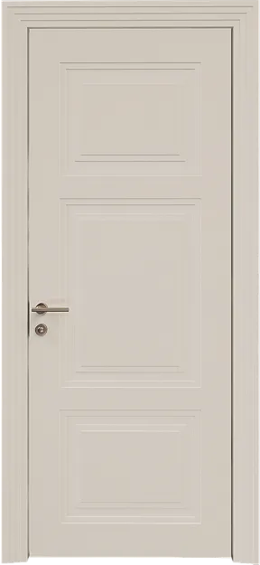 Межкомнатная дверь Siena Neo Classic Scalino, цвет - Бежевая эмаль по шпону (RAL 9010), Без стекла (ДГ)