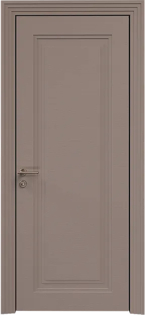 Межкомнатная дверь Domenica Neo Classic Scalino, цвет - Теплый Серый эмаль по шпону (RAL 040-60-05), Без стекла (ДГ)