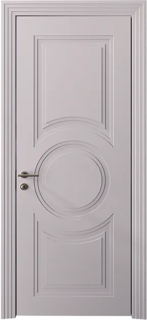 Межкомнатная дверь Ravenna Neo Classic Scalino, цвет - Серый Флокс эмаль (RAL без номера), Без стекла (ДГ)