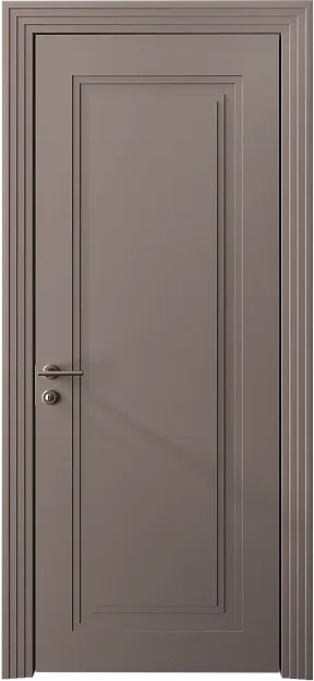 Межкомнатная дверь Domenica Neo Classic Scalino, цвет - Серая стяжка эмаль (RAL 060-60-05), Без стекла (ДГ)