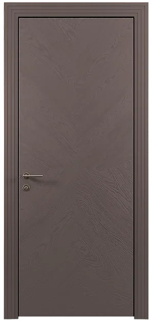 Межкомнатная дверь Tivoli И-1, цвет - Серо-Розовый мордовник эмаль по шпону (RAL 020-60-05), Без стекла (ДГ)