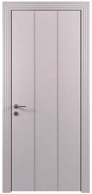 Межкомнатная дверь Tivoli Б-1, цвет - Серый Флокс эмаль по шпону (RAL без номера), Без стекла (ДГ)