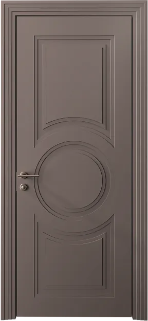 Межкомнатная дверь Ravenna Neo Classic Scalino, цвет - Теплый Серый эмаль (RAL 040-60-05), Без стекла (ДГ)