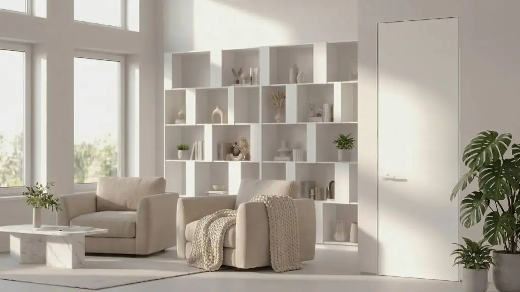 Белые межкомнатные двери в интерьере