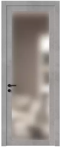 Дверь Tivoli З-1 Белый камень со стеклом