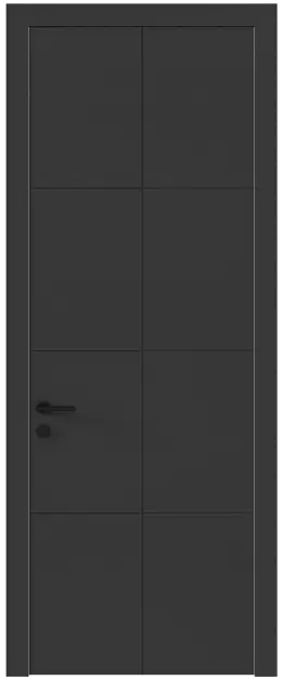 Межкомнатная дверь Tivoli Л-2, Без стекла (ДГ), цвет - Диамант серый