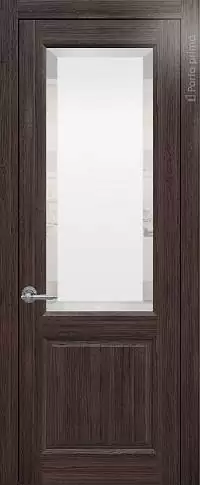 Дверь Dinastia Porta Classic Венге Нуар со стеклом