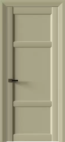 Дверь Siena Neo Classic Decoro Серо-оливковая эмаль (RAL 7032) без стекла