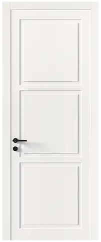 Дверь Tivoli Л-5 Белоснежная мягкая шагрень без стекла