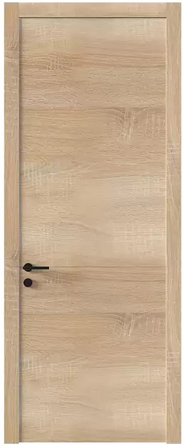 Межкомнатная дверь Tivoli Б-2, Без стекла (ДГ), цвет - Дуб сонома светлый