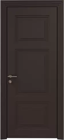 Дверь Siena Neo Classic Scalino Чёрный Базальт эмаль по шпону (RAL 040-30-05) без стекла