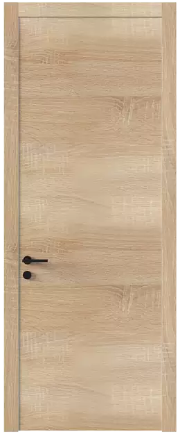 Межкомнатная дверь Tivoli А-2, Без стекла (ДГ), цвет - Дуб сонома светлый