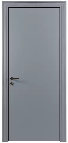 Дверь Tivoli А-4 Серебристо-серая эмаль (RAL 7045) без стекла
