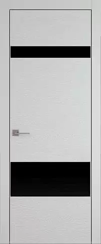 Дверь Tivoli К-4 Серая эмаль по шпону (RAL 7047) без стекла
