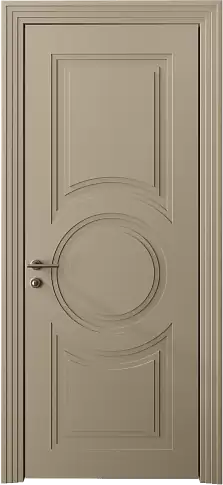 Дверь Ravenna Neo Classic Scalino Серое Льняное волокно эмаль (RAL 075-70-10) без стекла