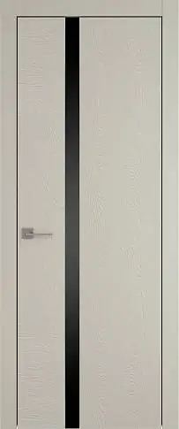 Дверь Tivoli Д-1 Серо-оливковая эмаль по шпону (RAL 7032) без стекла