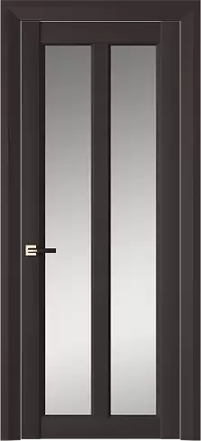 Дверь Prato Neo Classic Decoro Чёрный Базальт эмаль (RAL 040-30-05) со стеклом