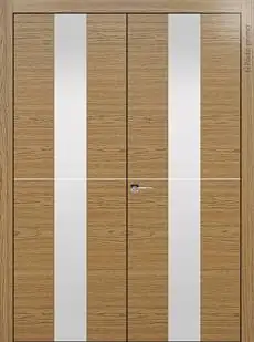 Дверь Tivoli / Тиволи Ж-3 Дуб карамель со стеклом