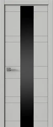 Дверь Tivoli / Тиволи Ж-2 Серая эмаль (RAL 7047) со стеклом