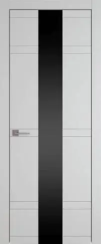 Дверь Tivoli / Тиволи Ж-4 Серая эмаль (RAL 7047) со стеклом