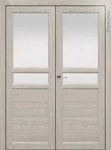 Дверь Sorrento / Сорренто Д2 Серый дуб со стеклом