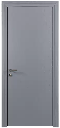 Дверь Tivoli А-4 Серебристо-серая эмаль по шпону (RAL 7045) без стекла
