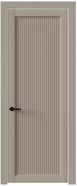 Межкомнатная дверь Tivoli З-2, Без стекла (ДГ), цвет - Серый цемент эмаль (RAL 060-70-10)