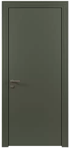 Дверь Tivoli А-4 Серый Мох эмаль (RAL 7003) без стекла
