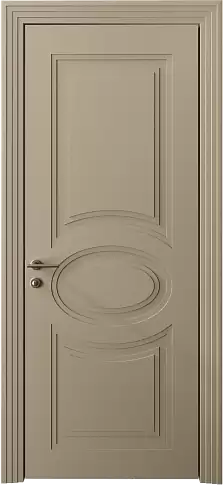Дверь Florencia Neo Classic Scalino Серое Льняное волокно эмаль (RAL 075-70-10) без стекла