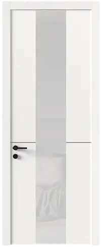 Дверь Tivoli Ж-3 Белоснежная мягкая шагрень со стеклом