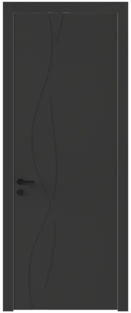 Межкомнатная дверь Tivoli Г-5, Без стекла (ДГ), цвет - Диамант серый